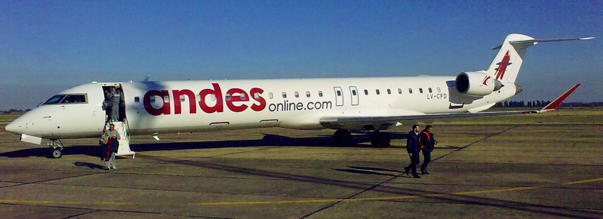 Buenas tarifas de vuelos Líneas Aéreas Andes